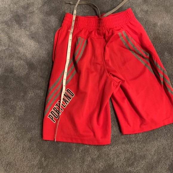 Kids Portland Trail Blazers Adidas Nba Basketball Shorts - Picture 5 of 8